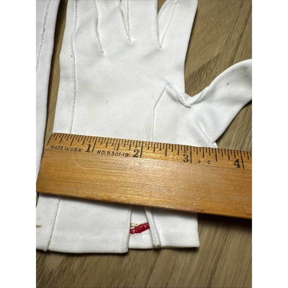 Vintage Wear Right 100% Cotton Women's Gloves  Ivory SZ 6.5 West Germany